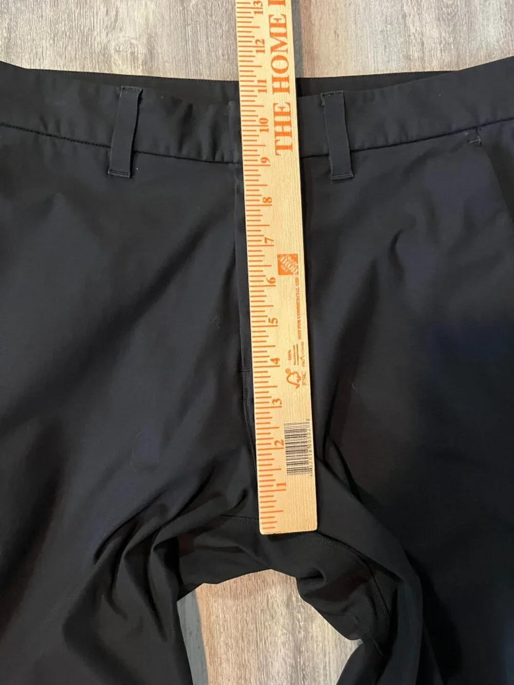 Lululemon Men's Commission Pant Slim 31x27 Warpstreme ABC, Obsidian (Black)